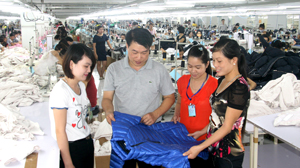 Năm 2015, Công ty TNHH GGS Việt Nam phấn đấu xuất khẩu 15 triệu sản phẩm may mặc, doanh thu đạt khoảng 20 triệu USD, giải quyết việc làm cho khoảng 1.000 lao động địa phương có thu nhập ổn định.
